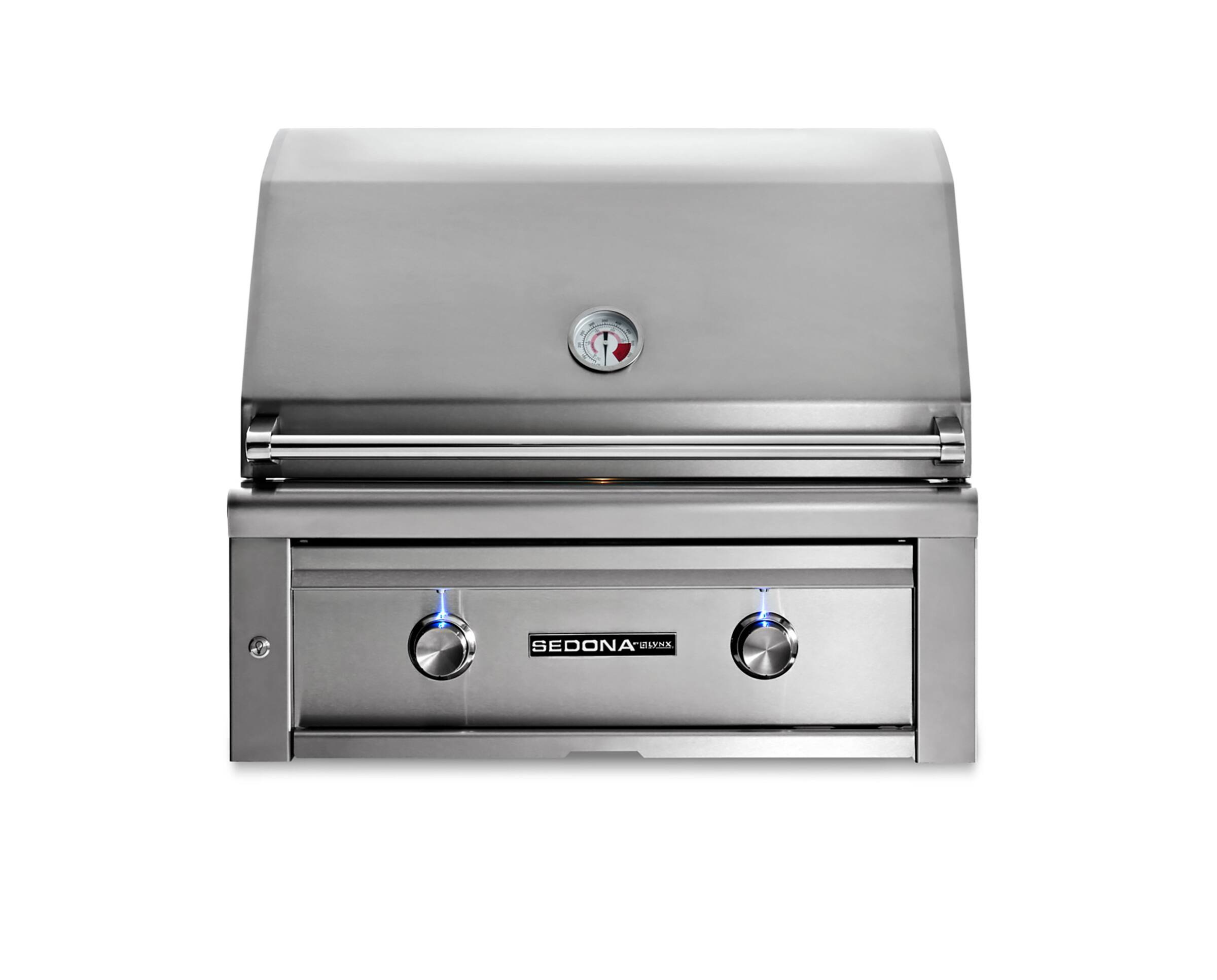 Front. Sedona By Lynx - 30" Sedona by Lynx Built-in Gas Grill - Stainless.