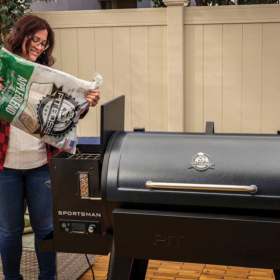 Pit Boss 1100 Pellet Grill w/ WiFi Sportsman Series Black 11107