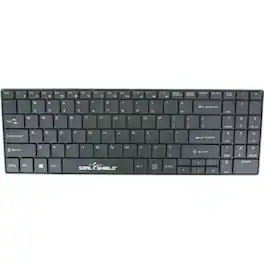 Seal Shield - WetKeys Clean-Wipe Wireless Waterproof Keyboard - Wireless Connectivity - RF - 2.40 GHz - 99 Key(s) - English - Black