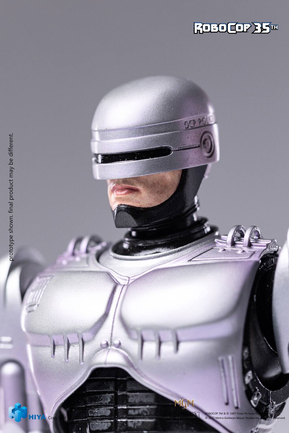 ROBOCOP 35TH  
Prototype. Final product may be different.  
OCP POLL  
HIYA  
Copyright 2022 HIYA  
MGM COLUMBIA  
ROBOCOP TM & © 1987 Orion Pictures Co.  
© 2022 Metro-Goldwyn-Mayer Studios Inc.
