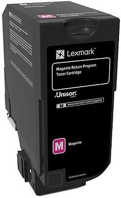 Lexmark  
Magenta Return Program  
Toner Cartridge  

Unison  

Magenta  

www.lexmark.com/support