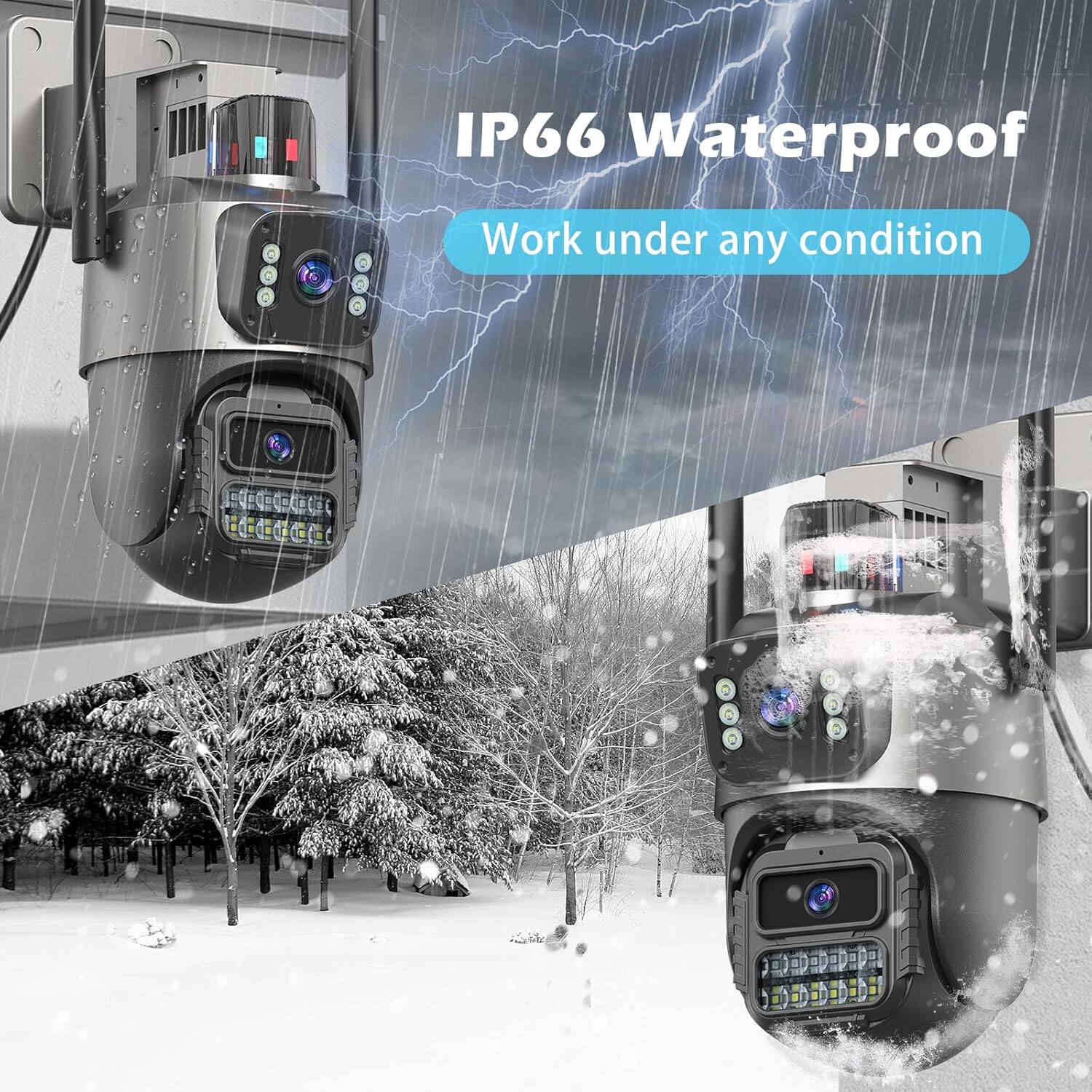 IP66 Waterproof  
Work under any condition