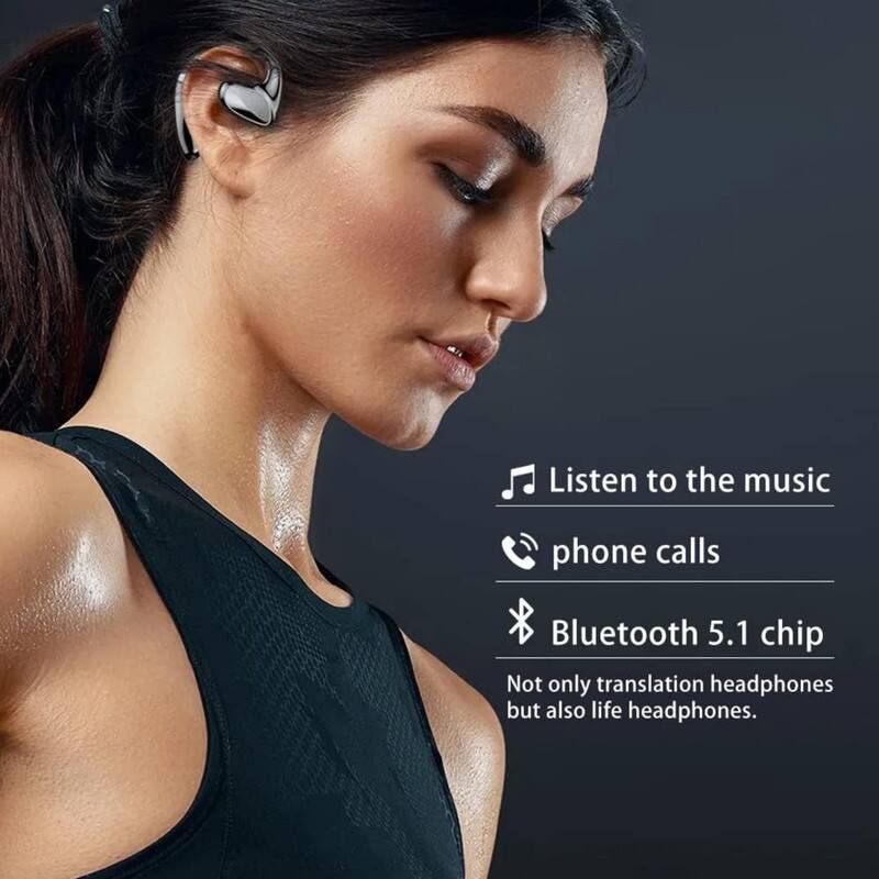 Listen to the music  
phone calls  
Bluetooth 5.1 chip  
Not only translation headphones but also life headphones.