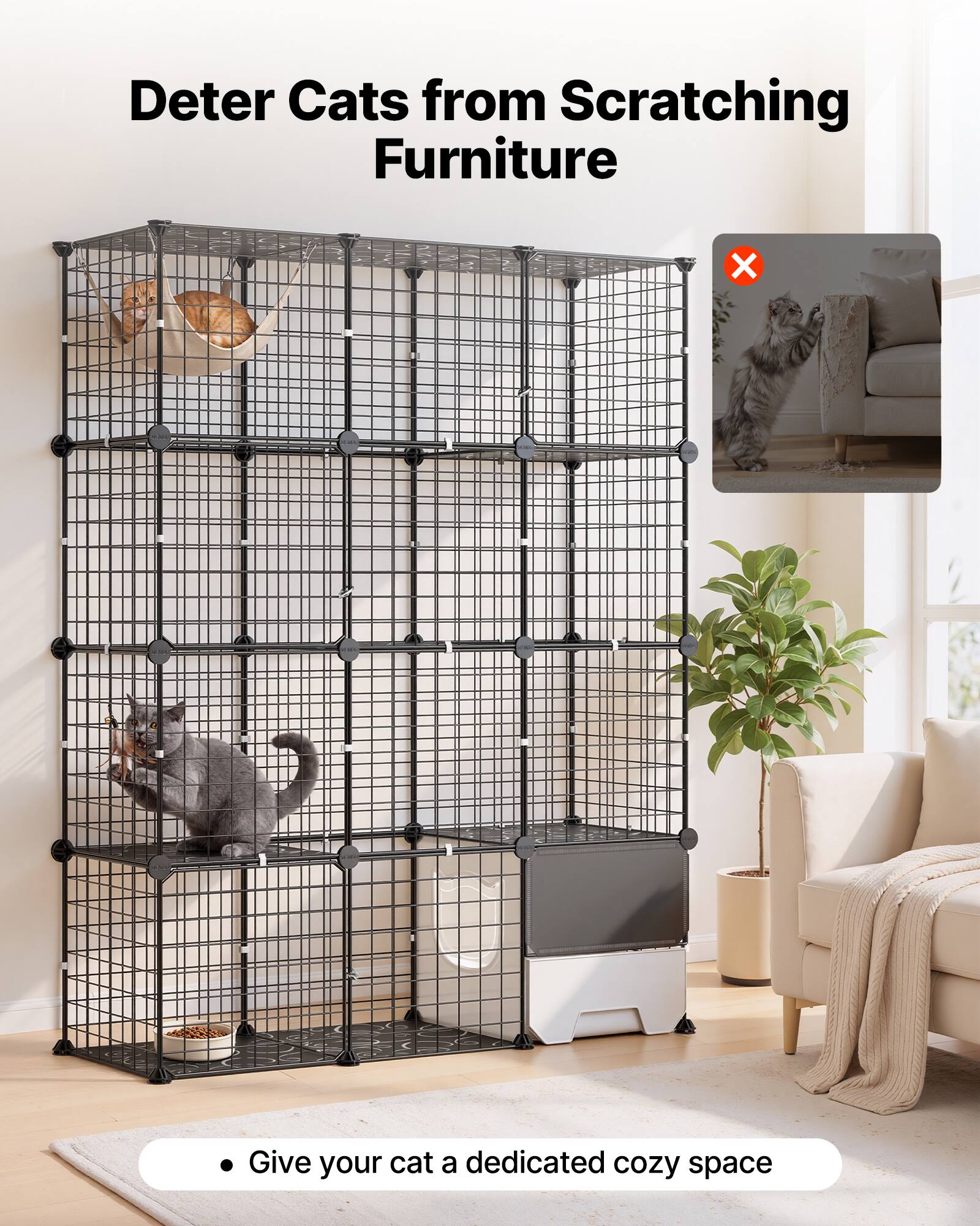 Deter Cats from Scratching Furniture

Give your cat a dedicated cozy space