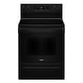 Whirlpool - 30 in. Wide 5 element 5.3 cu. ft. Freestanding Electric Range with Cooktop Flexibility - Black
