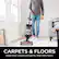 Shark CPAW o. i CARPETS & FLOORS Deep-clean carpets and gently clean bare floors.