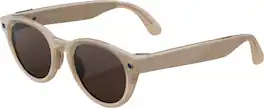 Meta - Glasses, Nova Small, Smart Frame, AI Glasses with Camera - Chocolate Lenses - Sandstone