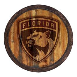 The Fan-Brand - Florida Panthers 21'' x 21'' Faux Barrel Top Sign - Multicolor