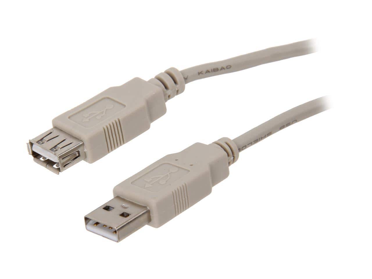 Nippon Labs - 6 ft. USB cable A/Male to A/Female extension USB 6ft cable Model USB-6-MF 6 feet