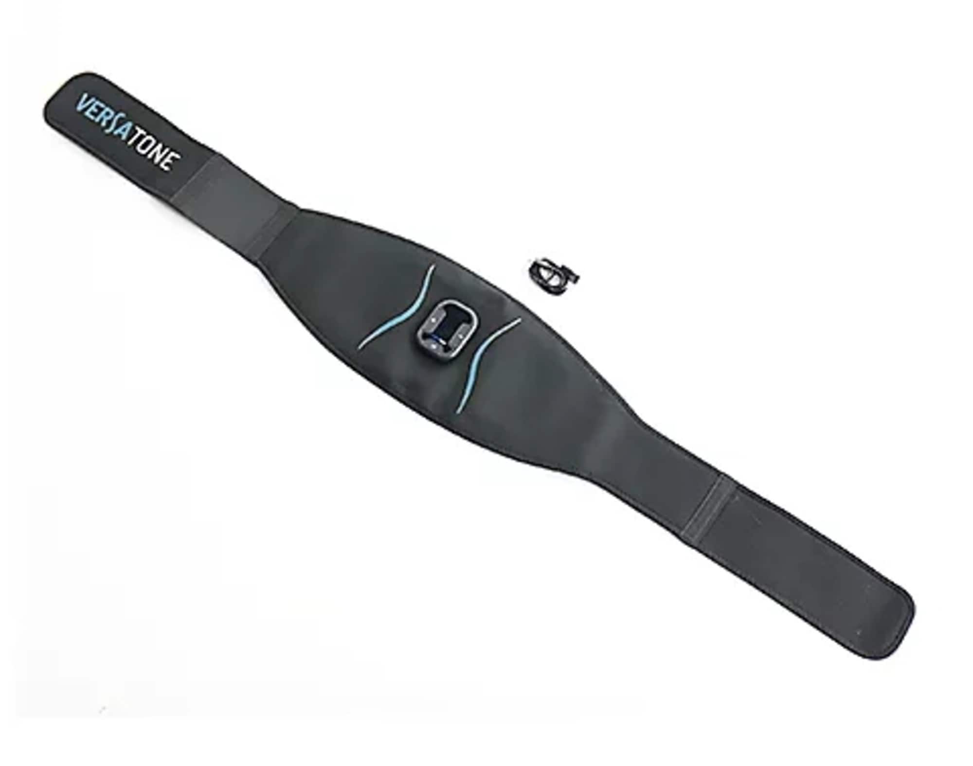 Front. Echelon - Versatone EMS Muscle Stimulator Belt – Abs & Glutes Toning + Pain Relief Device - Black.