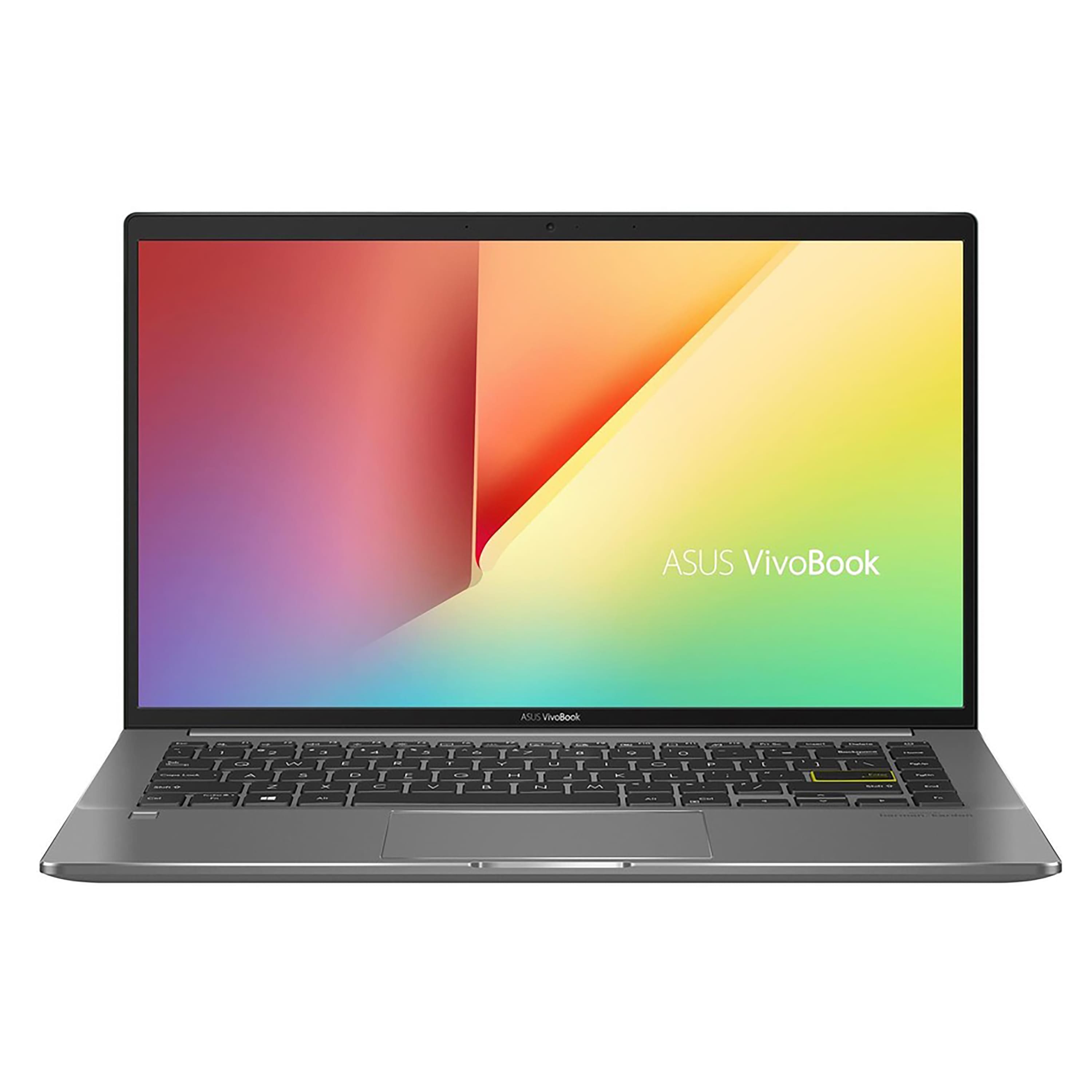 Front. ASUS - VivoBook S14 S435EA 14" Laptop - Intel Core i7 - 8 GB Memory - 512 GB SSD - Deep Green.