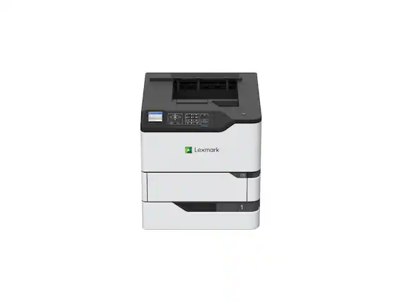 Front. Lexmark - Lexmark MS821dn Single Function Monochrome Duplex Laser Printer - false.
