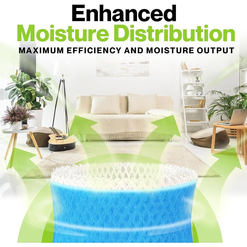 Enhanced Moisture Distribution  
Maximum Efficiency and Moisture Output
