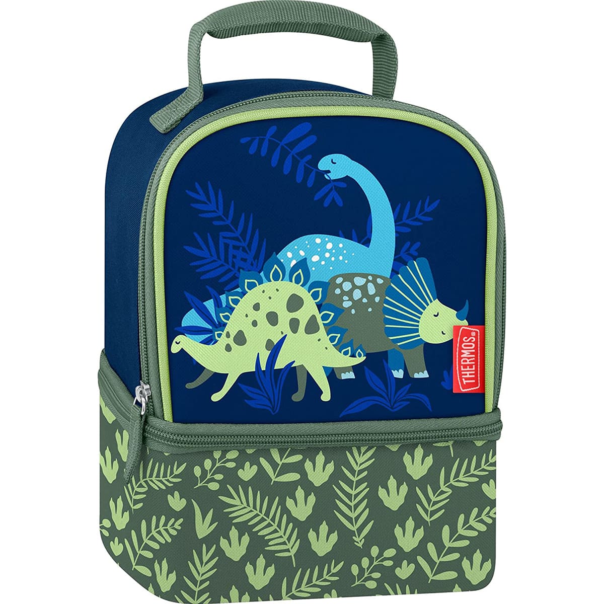 Thermos - Kid's Dual Compartment Soft Lunch Box - Dinosaur Kingdom