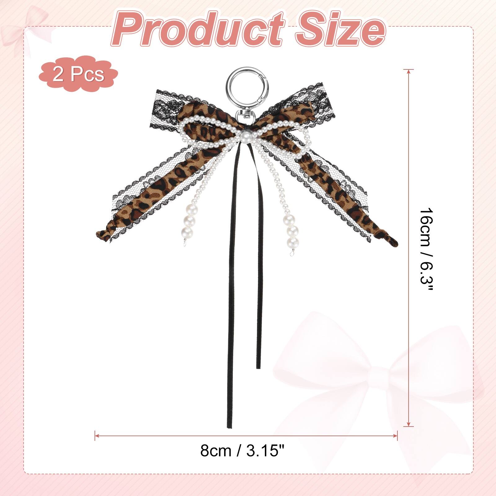 Product Size: 2 Pcs  
6.3" / 16cm  
8cm / 3.15"