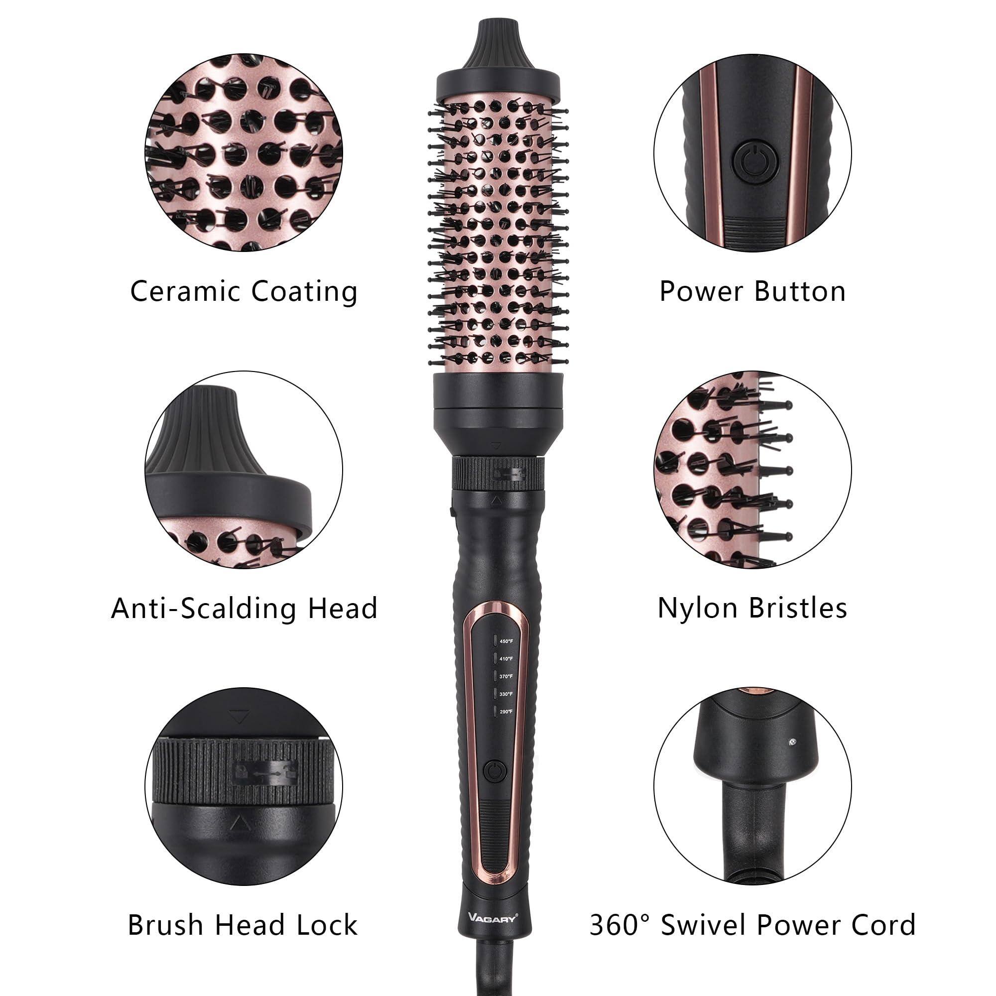 - Ceramic Coating
- Power Button
- Anti-Scalding Head
- Nylon Bristles
- Brush Head Lock
- 360° Swivel Power Cord