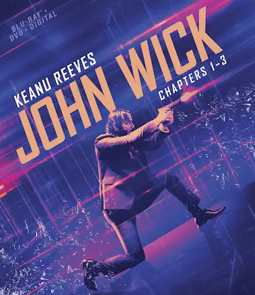 Front. John Wick: Chapters 1-3 - BLU-RAY.