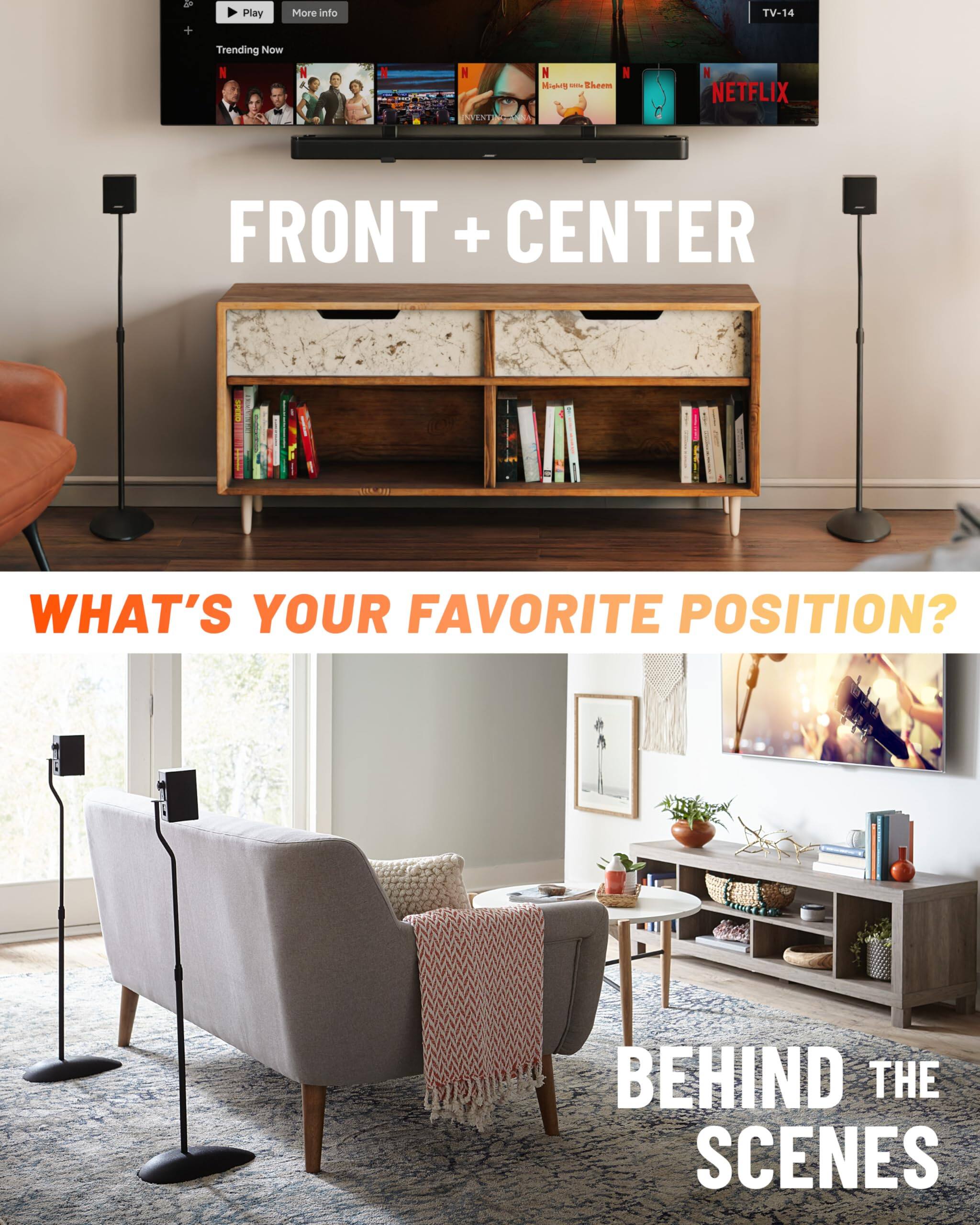 Front + Center
What's your favorite position?
Behind the scenes