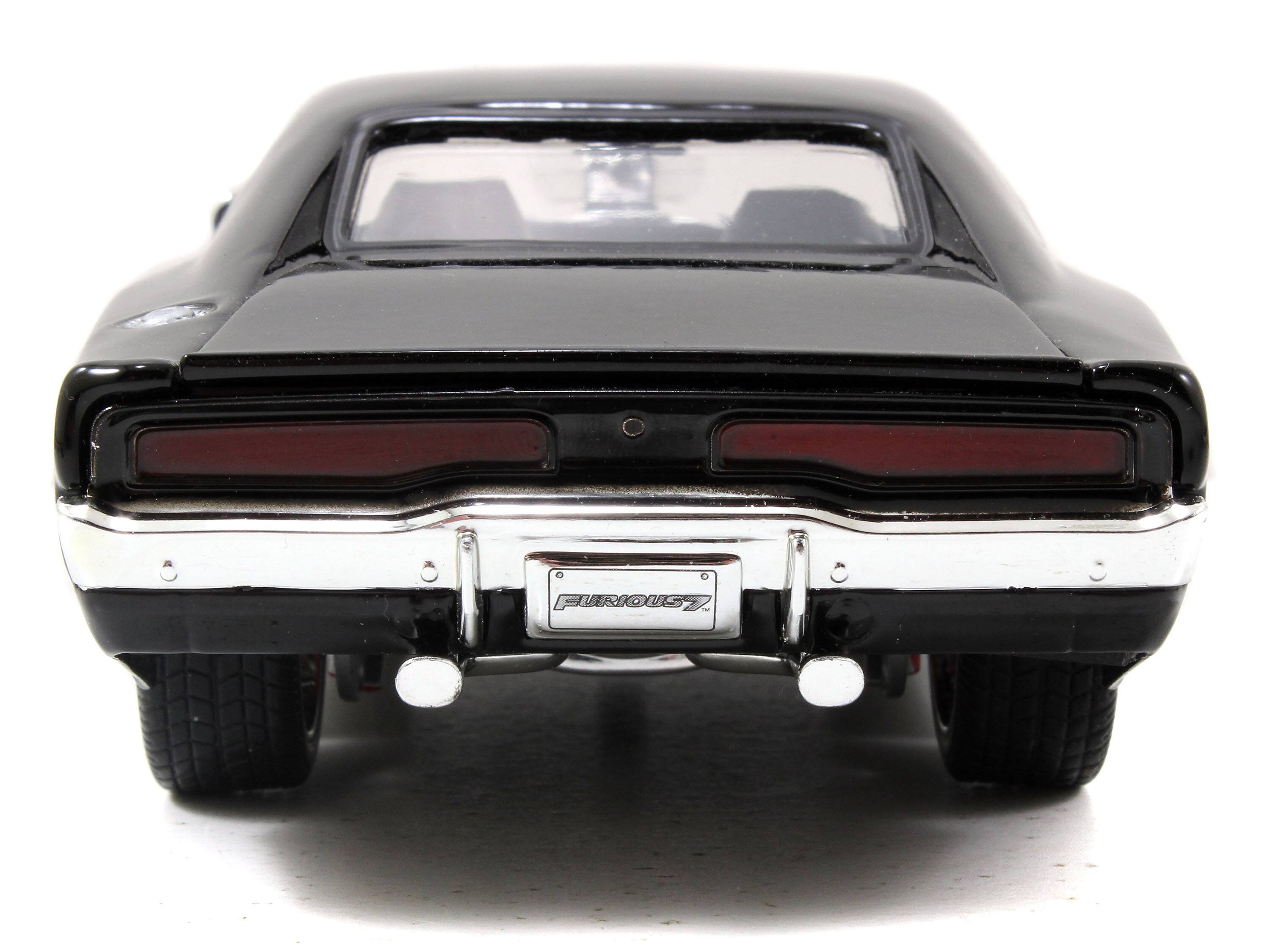 Alt View 5. Jada Toys - Jada Toys - 1:24 Fast & Furious 1 - Dom's Dodge Charger R/T Build N Collect w/ Dom Figure   - COLLECTIBLES - Multicolor.