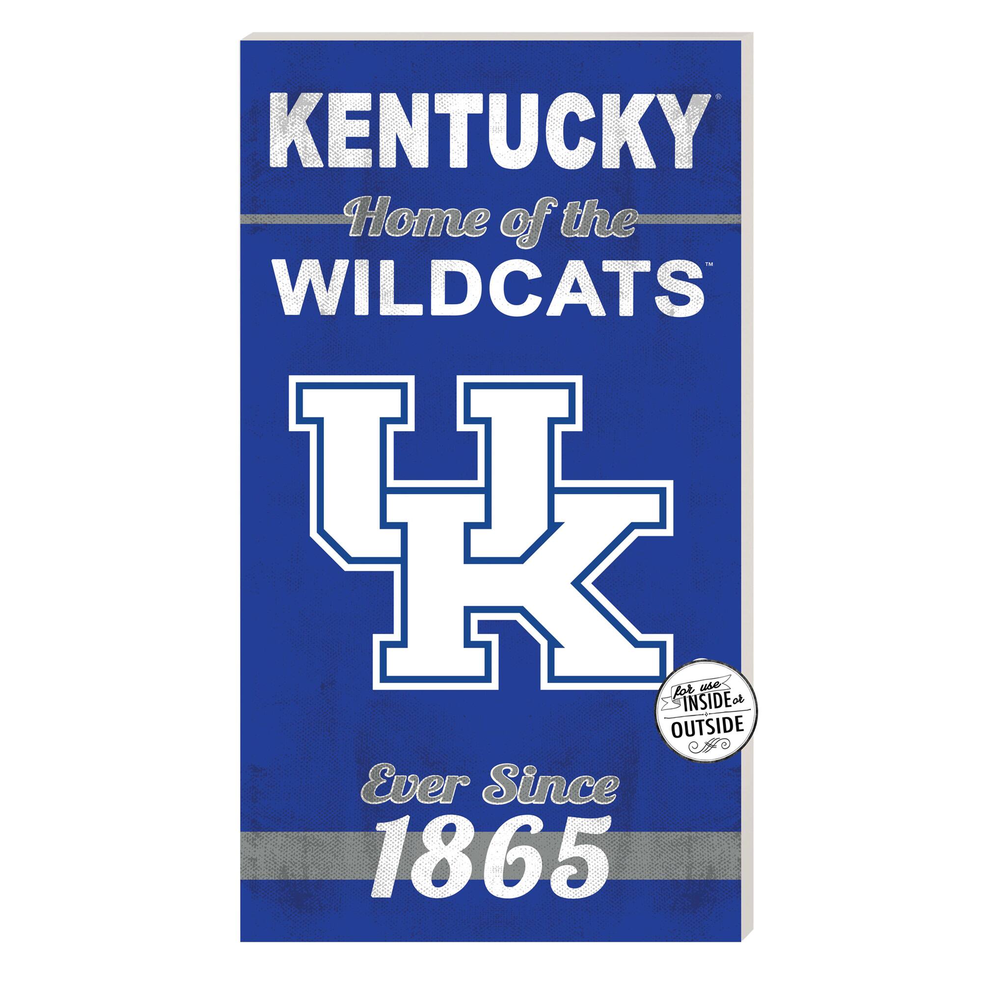 Kentucky Wildcats 11'' x 20'' Home Of The Sign