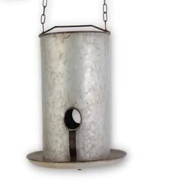 K&K Interiors - Metal Birdhouse Arrow Replacement Sign 10.5 Inch - Arrow Sold Separately - Silver