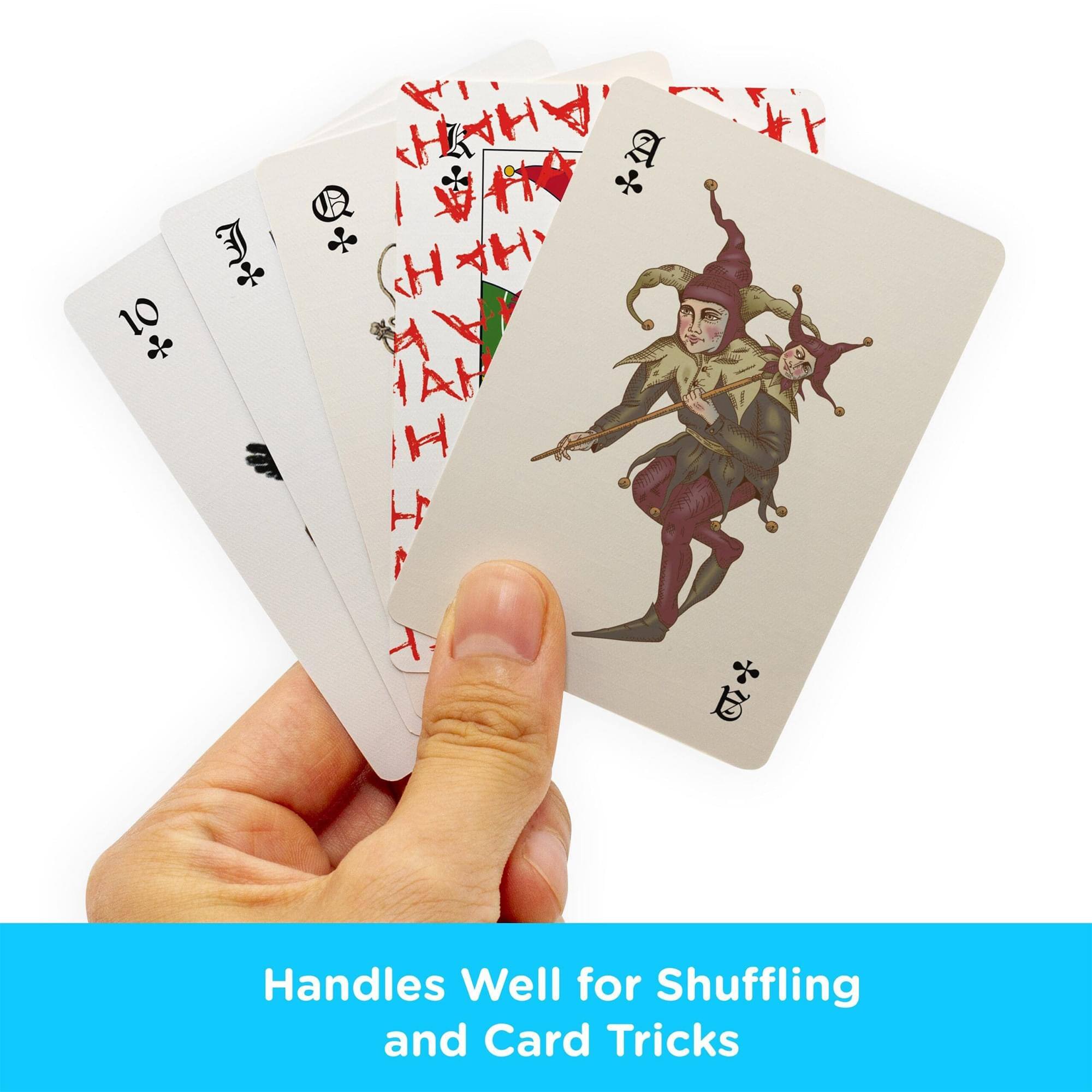 Handles Well for Shuffling and Card Tricks