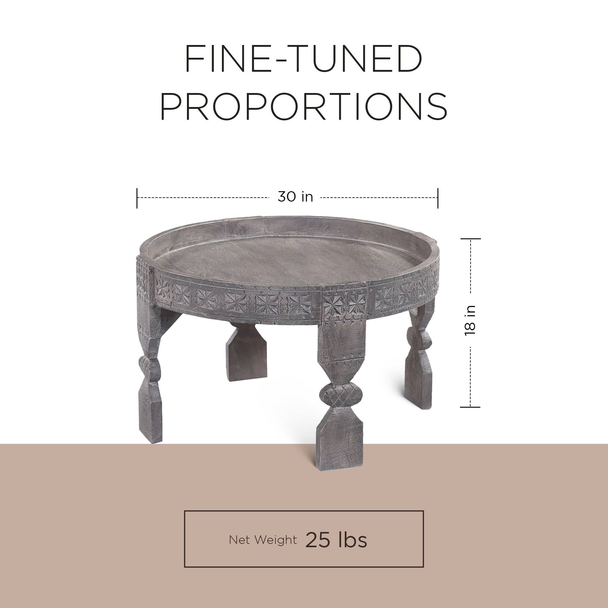 FINE-TUNED PROPORTIONS

30 in

18 in

Net Weight 25 lbs