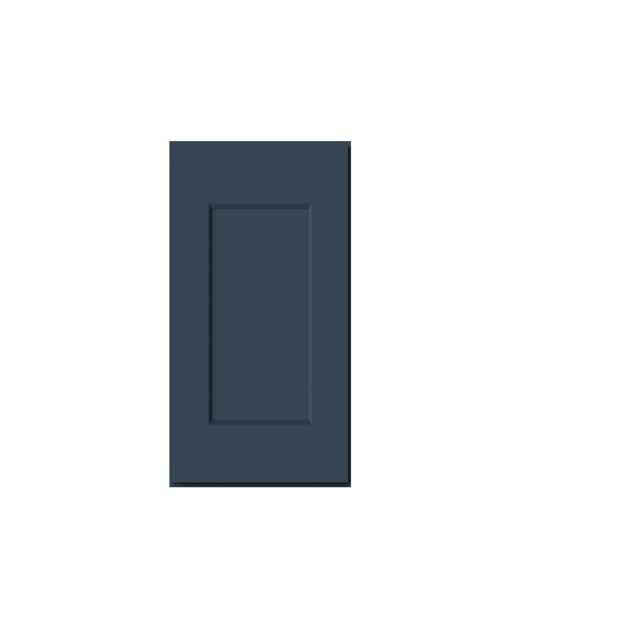 Alt View 1. Boyel Living - 15-in W x 18-in H x 12-in D Shaker RTA Kitchen Wall Cabinet with Soft-Close - Charcoal Blue.