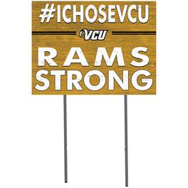Jardine - VCU Rams 18'' x 24'' I Chose Lawn Sign - Black