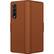 Front. SaharaCase - Folio Wallet Case for Samsung Galaxy Z Fold4 - Brown.