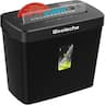 Loheer - Paper Shredder 10-Sheet Cross Cut P-4 Security Shredder Home Office CD Credit Card Shredder 3.43-Gallon