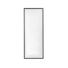 Elegant Decor - Metal frame rectangle mirror 14 inch - Black