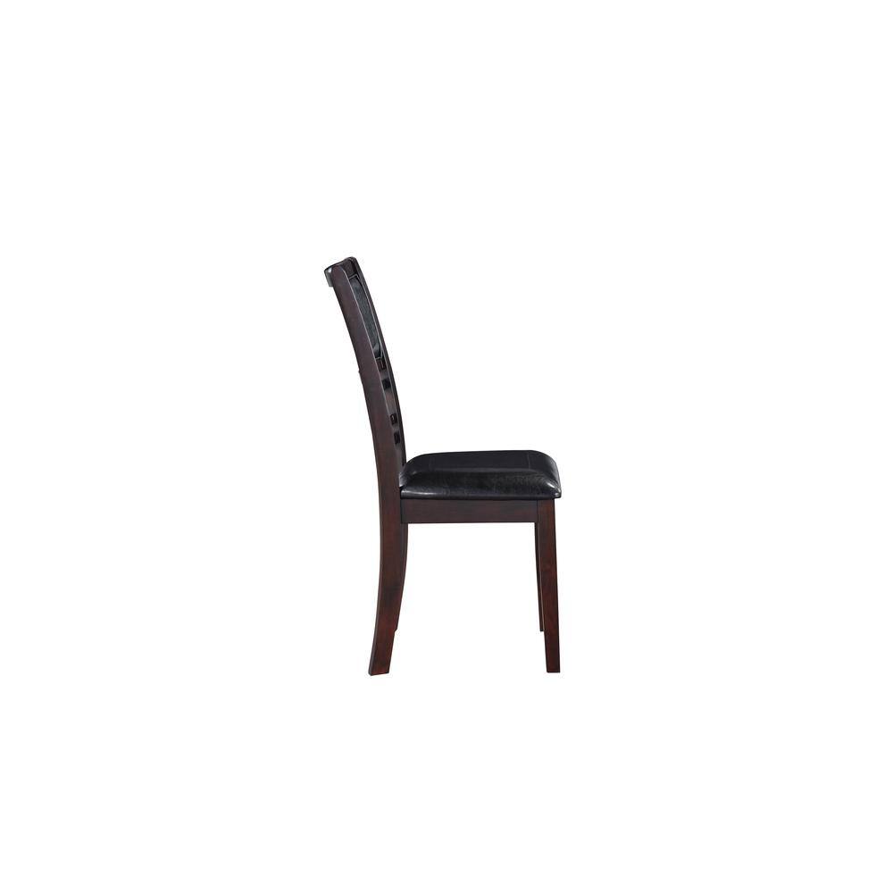 Alt View 3. New Classic Furniture - Furniture Gia Solid Wood Dining Chairs in Ebony Black (Set of 2) - Black.