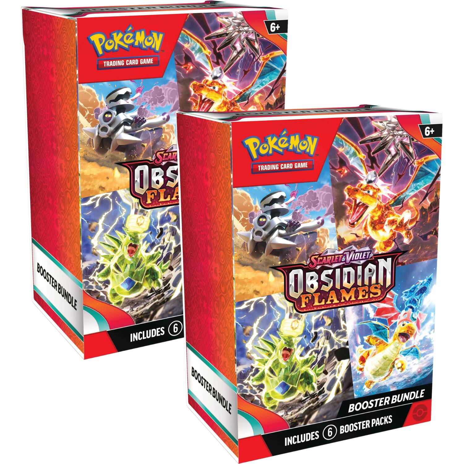 Pokémon Trading Card Game 6+ Scarlet & Violet Obsidian Flames Booster Bundle 6 Includes