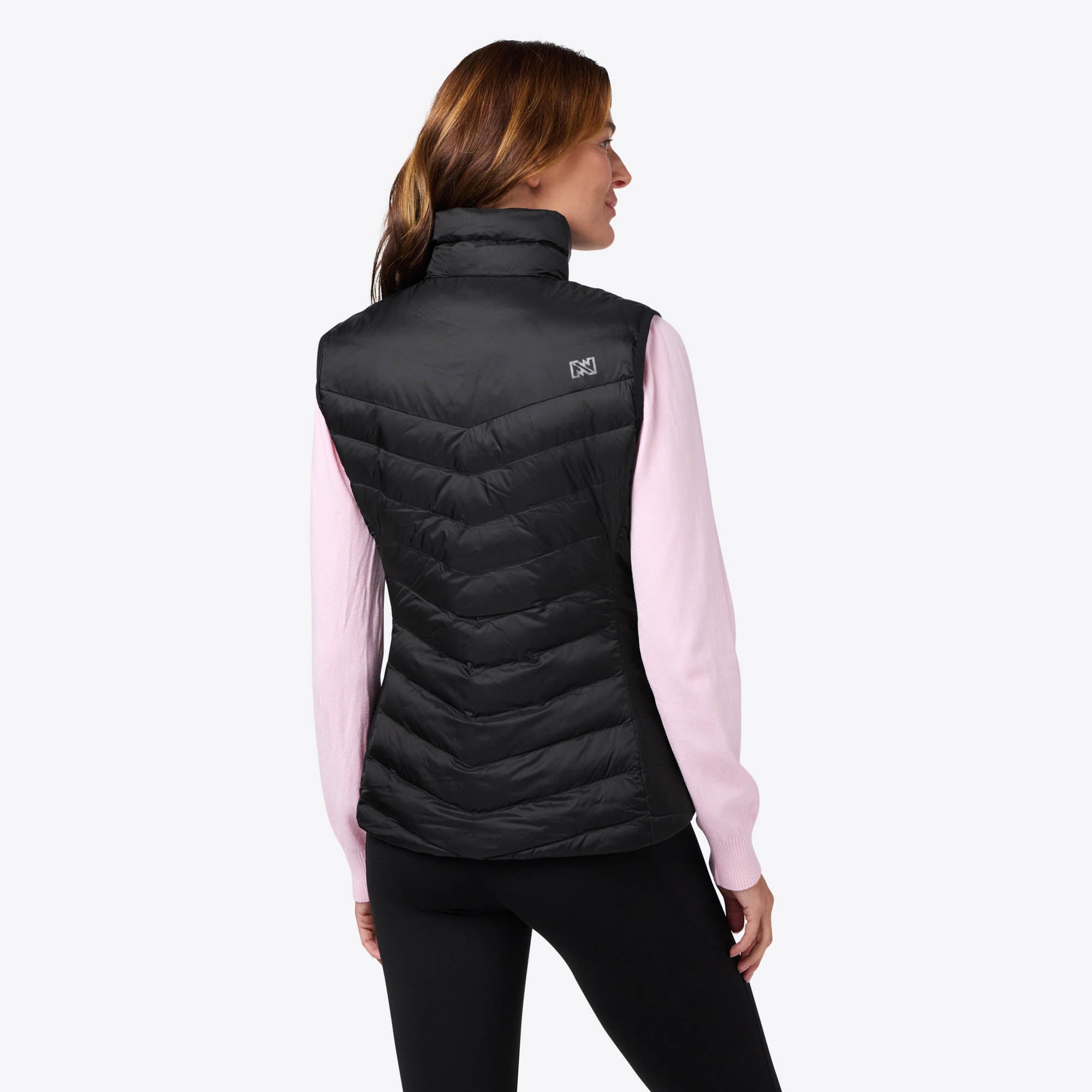Back. Mobile Warming - Women's Backcountry Xtera Heated Vest - Black.