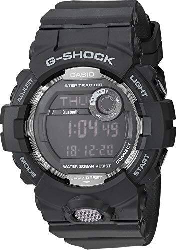 G-SHOCK  
CASIO  
STEP TRACKER  
LIGHT  
ADJUST  
THU  
Bluetooth  
1:04:49  
18-12-20  
WATER 20BAR RESIST  
CONNECT  
SELECT  
MODE  
LAP / RESET  
START