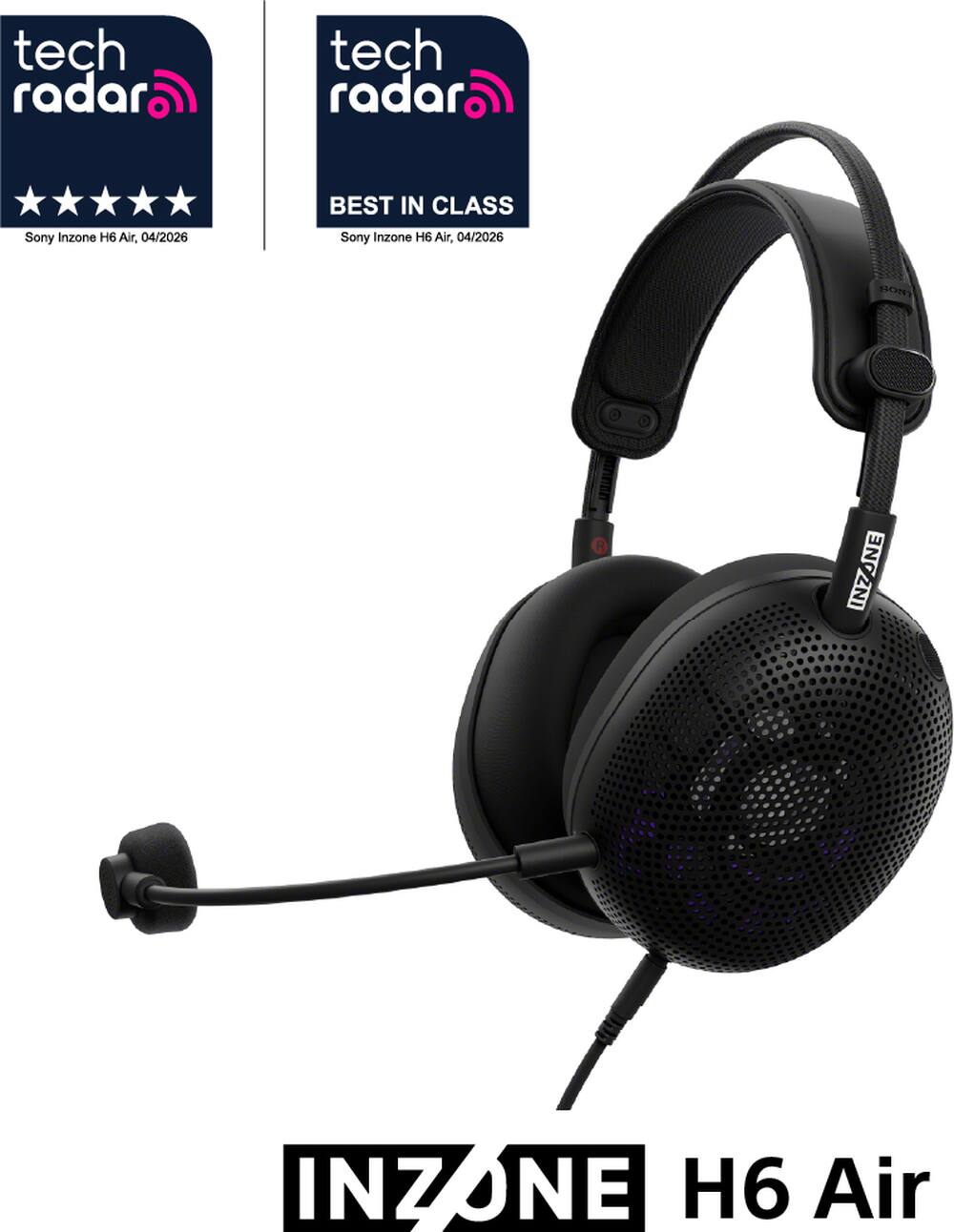 Sony INZONE H6 Air Wired Open back Gaming Headset for PC, PS5, PS4