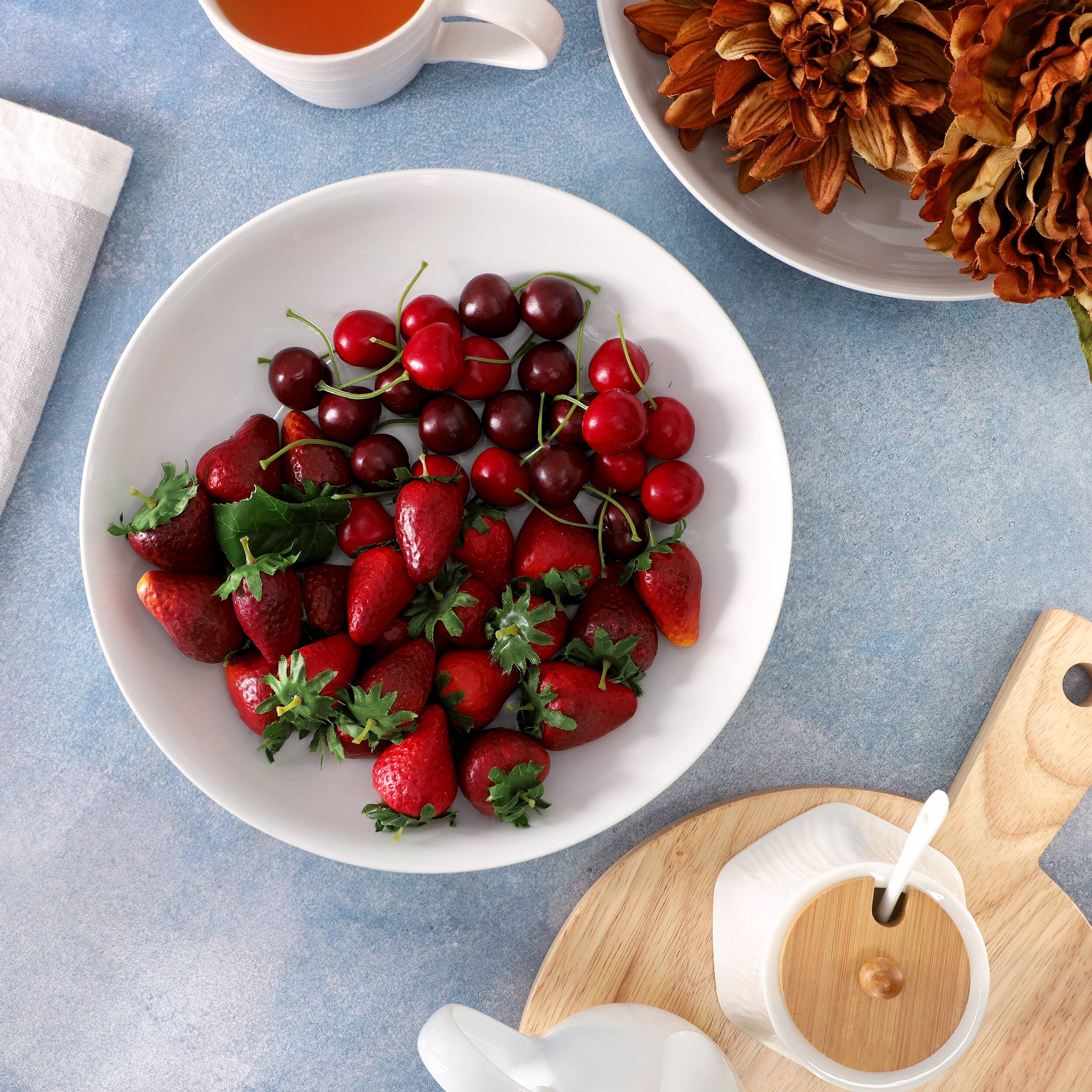 Alt View 5. Gibson - Gibson Home 2 Piece 11 Inch Round Fine Ceramic Serving Bowl Set in White - White.