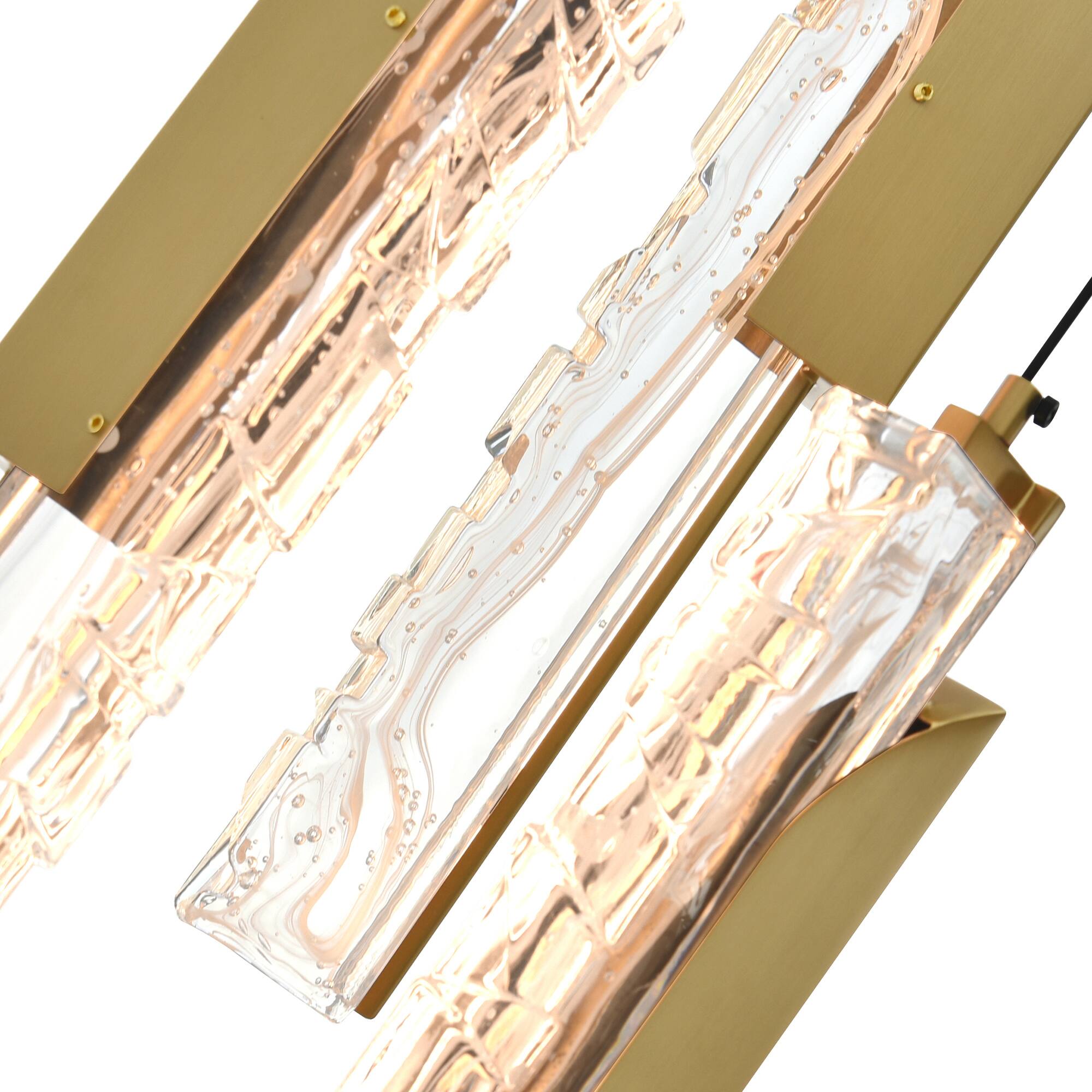 Alt View 1. CWI Lighting - Valira Integrated LED Brass Mini Pendant - Brass.
