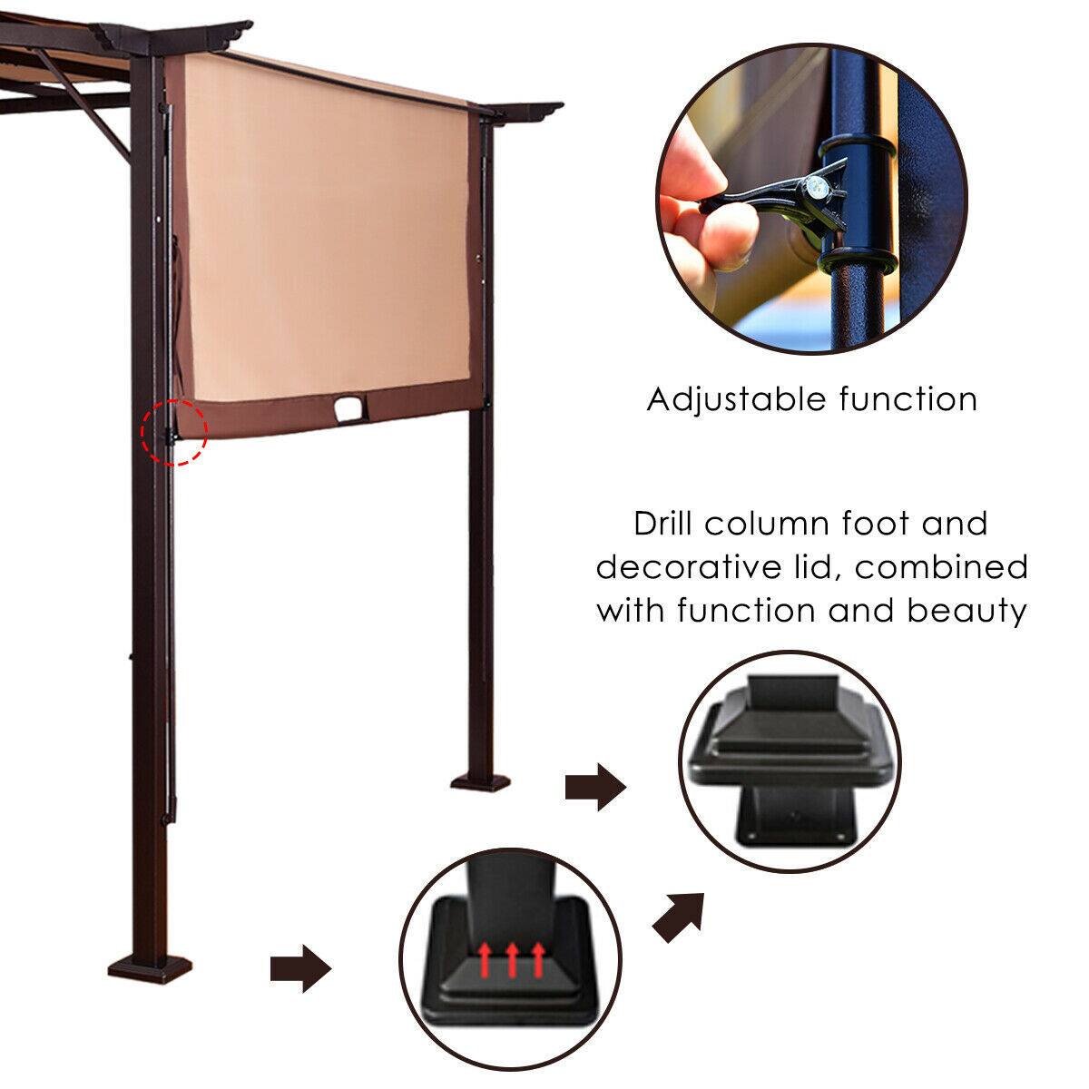 Adjustable function  
Drill column foot and decorative lid, combined with function and beauty