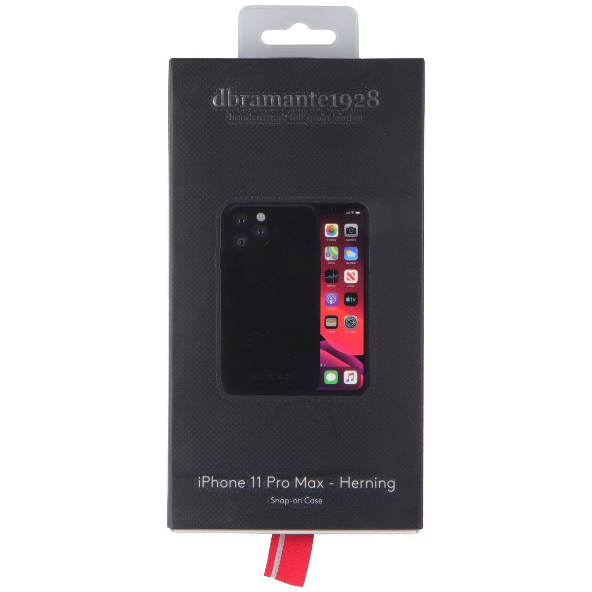 dbramante1928 handcrafted: full-grain full leather iPhone 11 Pro Max - Herning Snap-on Case