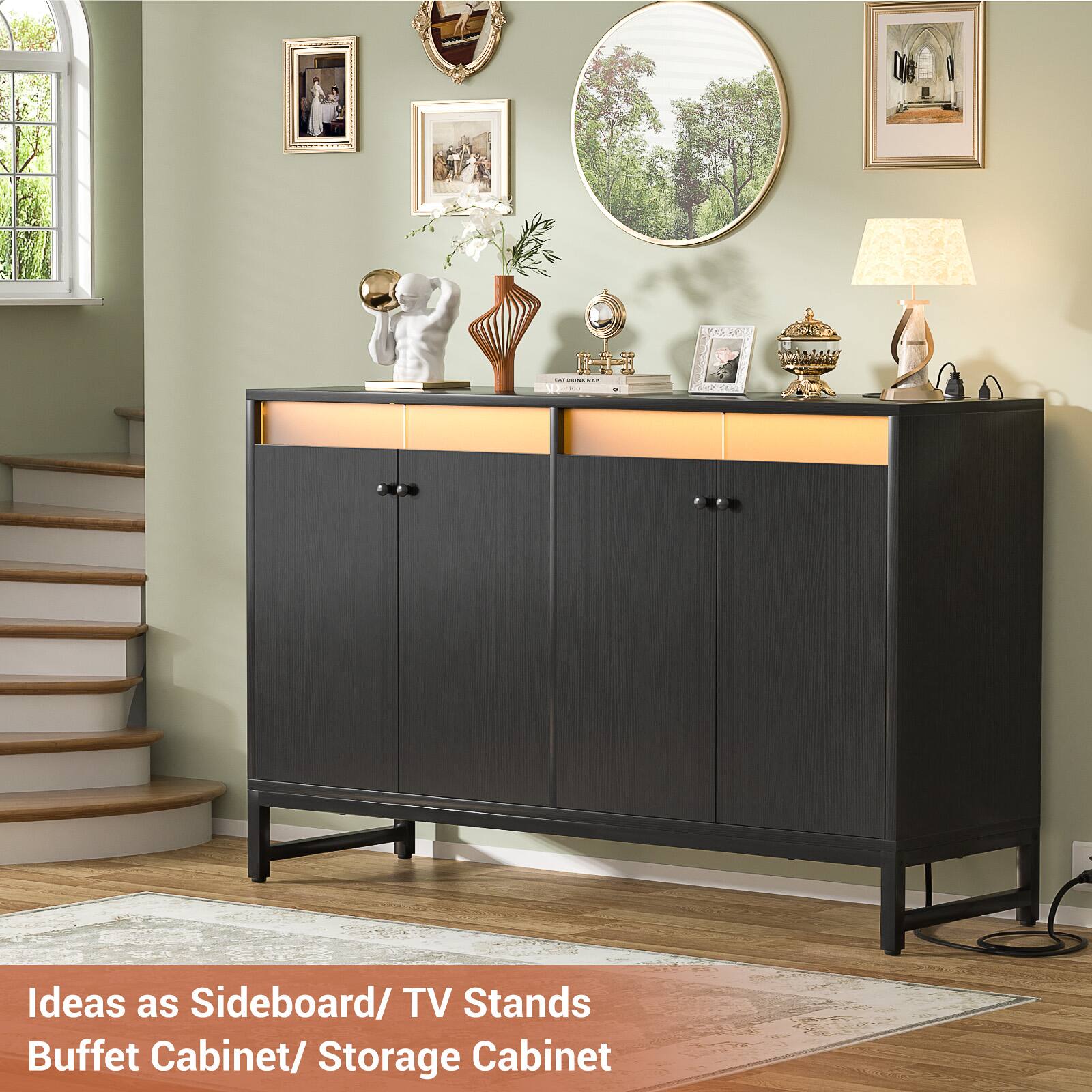 Ideas as Sideboard/ TV Stands Buffet Cabinet/ Storage Cabinet