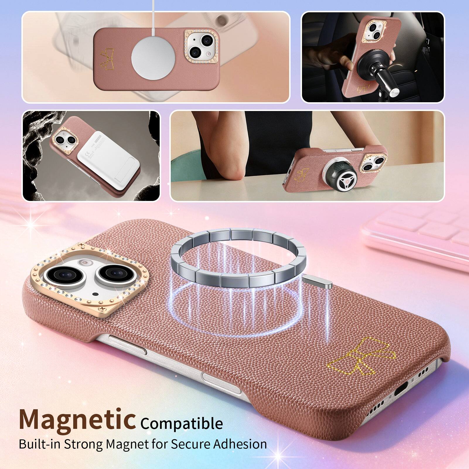Magnetic Compatible  
Built-in Strong Magnet for Secure Adhesion
