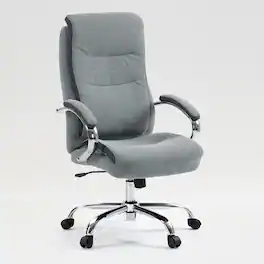 Boyel Living - High Back Ergonomic Adjustable Office Chair Grey - Gray