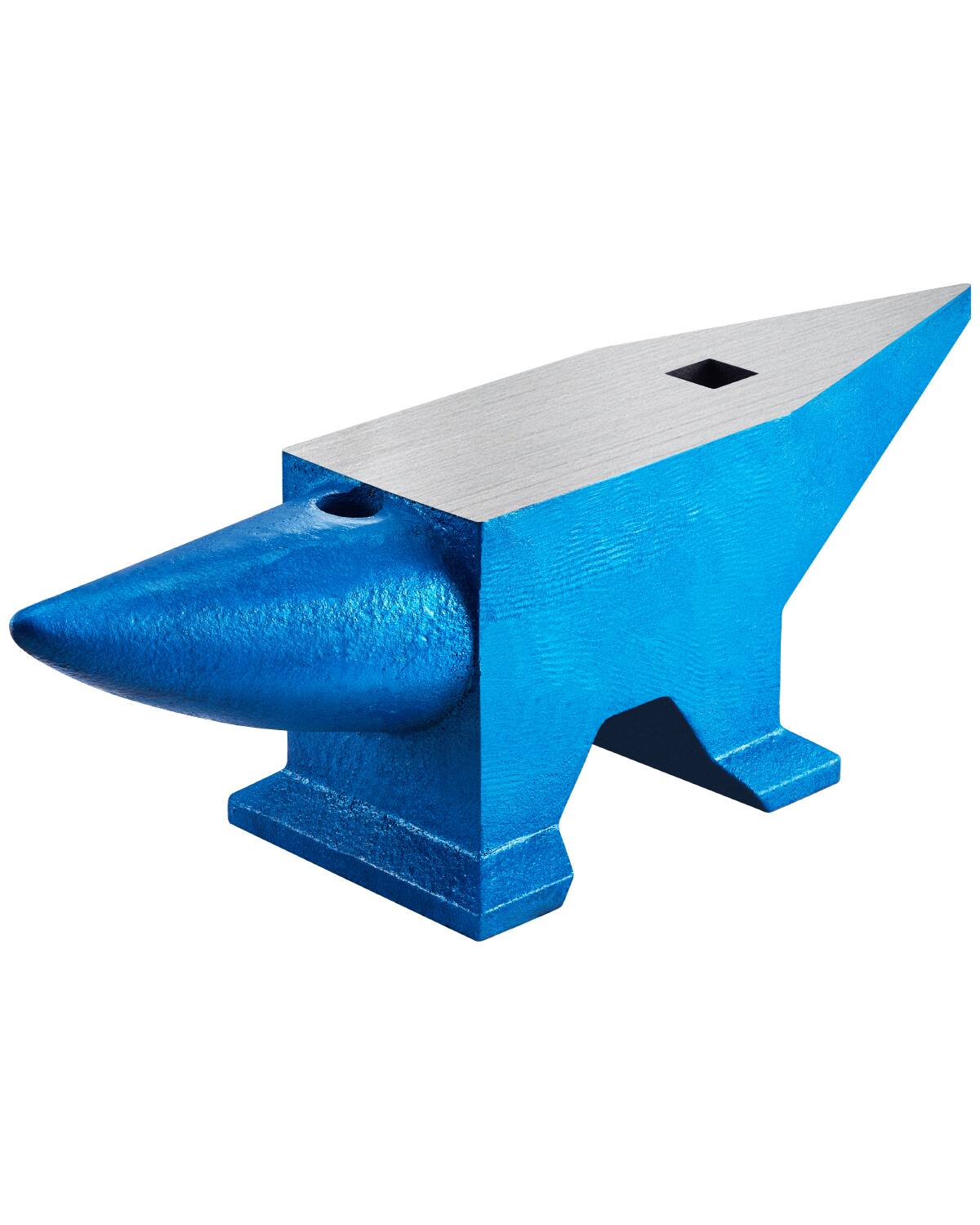 VEVOR - Single Horn Anvil 132Lbs Cast Steel Anvil Blacksmith for Sale Forge Steel Tools with Round and Square Hole - Blue price history on PriceWatchPro