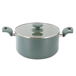 Oster - Sutterville Choice 6 Quart Ceramic Nonstick Aluminum Dutch Oven with Lid in Evergreen - Green