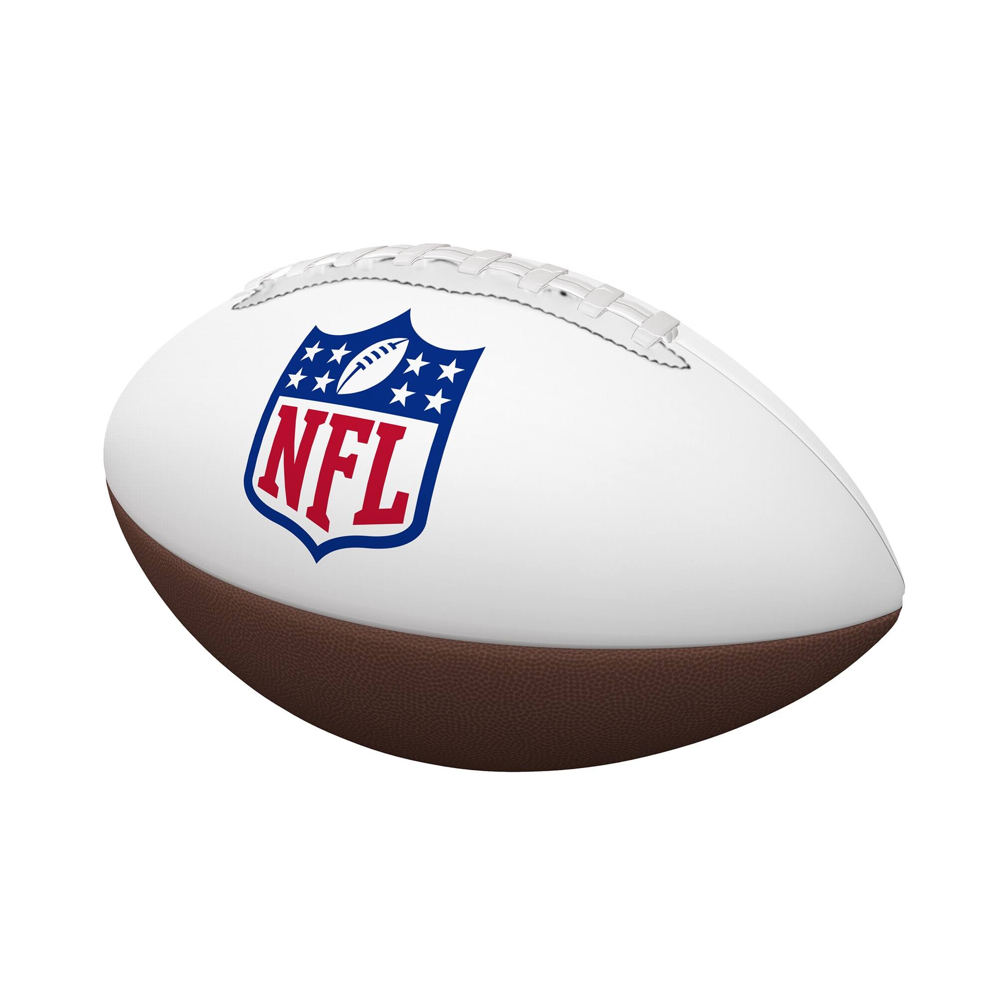 Front. Logo Brands - NFL Full Size Autograph Football - Multicolor.