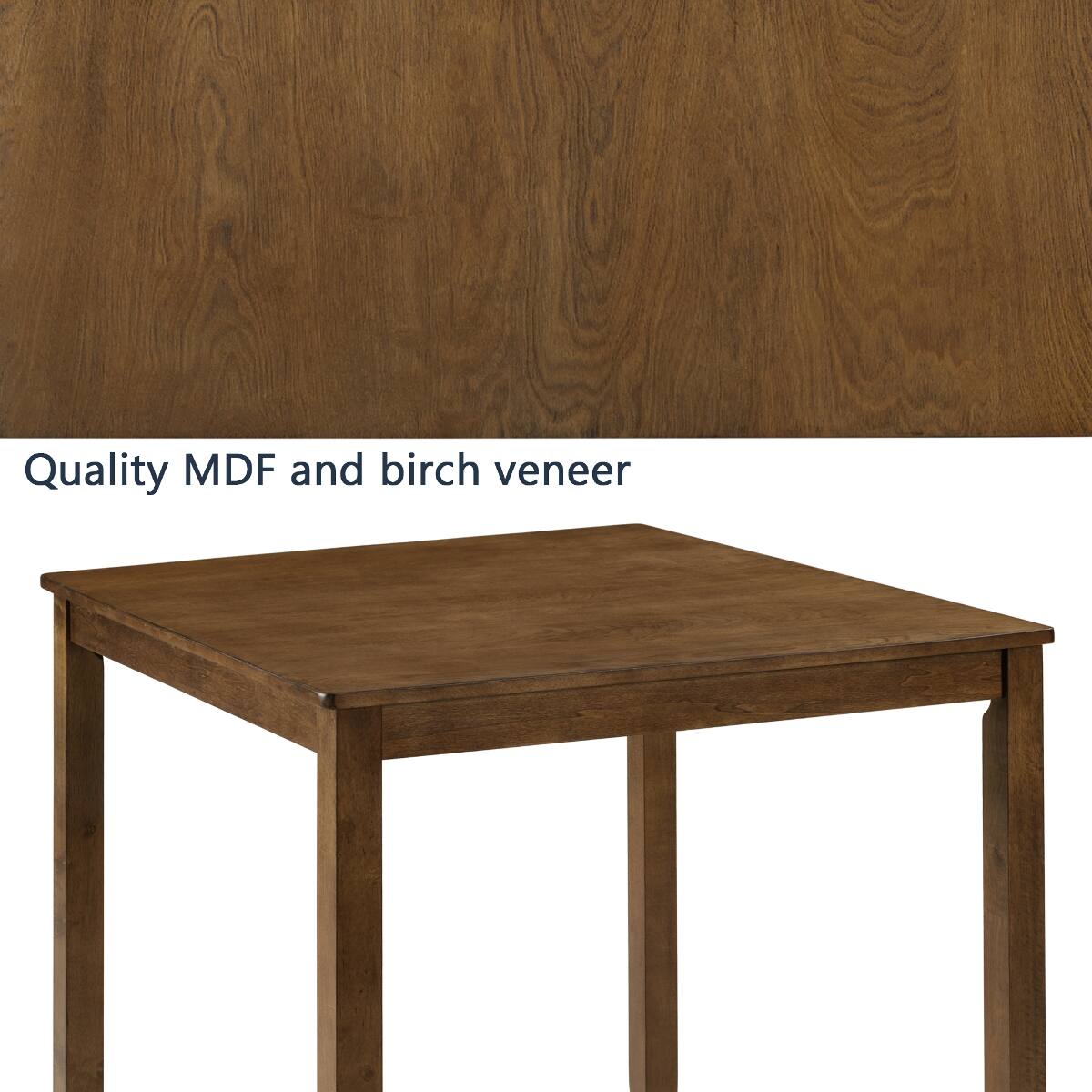 Quality MDF and birch veneer