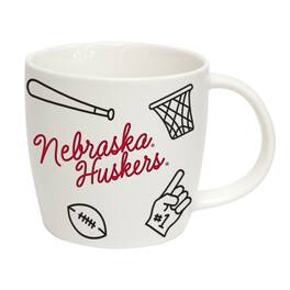 Logo Brands - Nebraska Huskers 18oz. Playmaker Mug - Multicolor