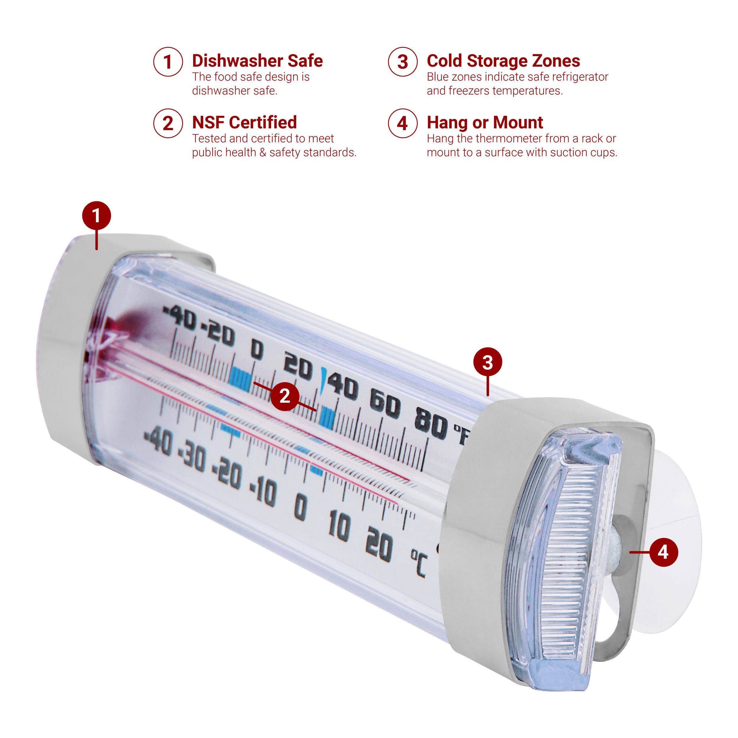 1. Dishwasher Safe
2. NSF Certified
3. Cold Storage Zones
4. Hang or Mount